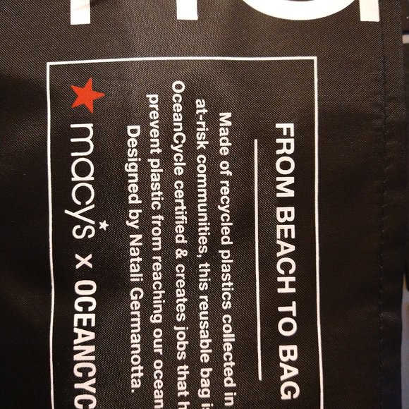 2 Macy's X Oceancycle bags - Picture 5 of 9